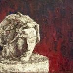 <p>De gedachte - Camille Claudel<br>40 x 40 cm /Olie op doek</p>