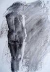<p>Model #2 - houtskool op papier</p>